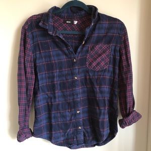 Multicolored flannel
